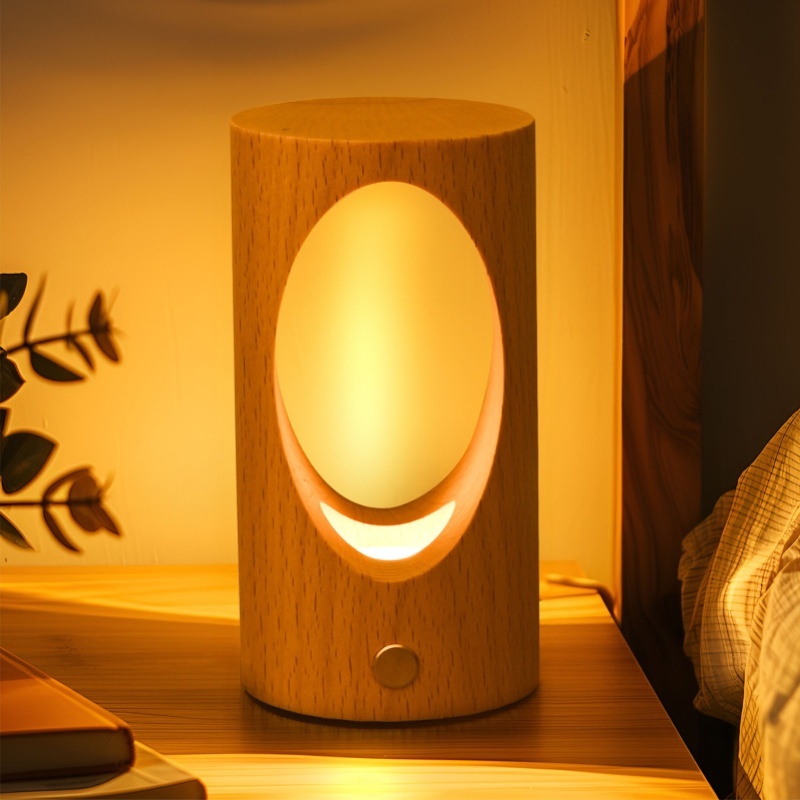 Baby Nursery Table Lamp - Baby Night Light Rechargeable LED Bedside