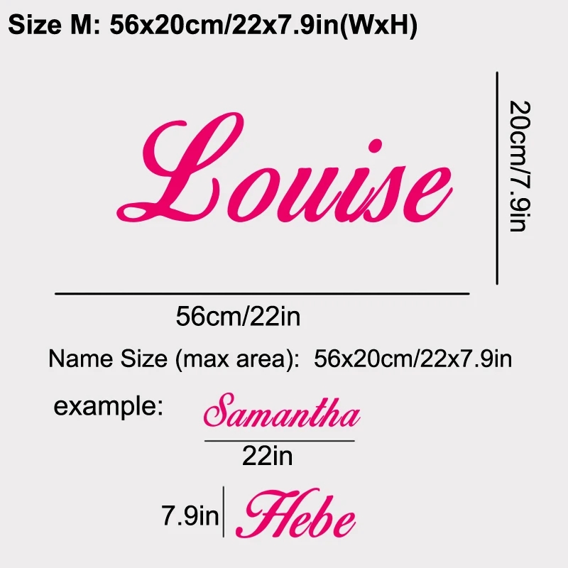 Baby Nursery Labels - YOUR TEXT Vinyl Decal Sticker CUSTOM