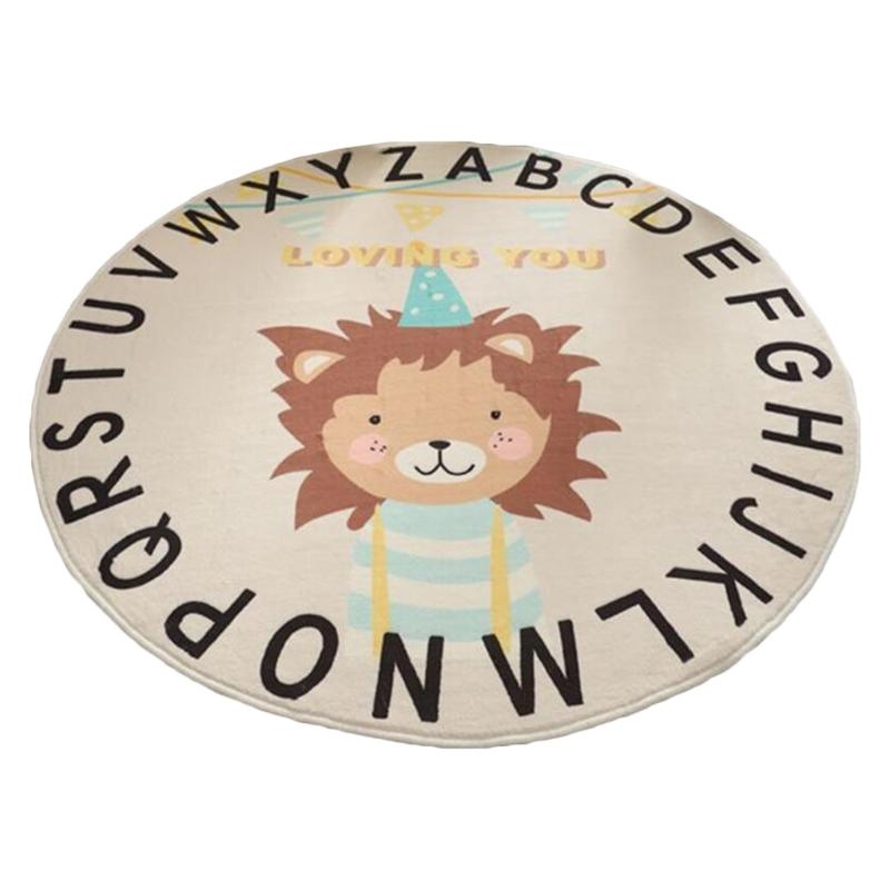 Baby Nursery Rug - Y4UD Cartoon Animal Print Baby for