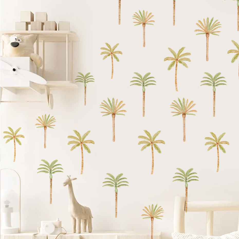 Boho Coconut Palm Tree Wall St - Baby Nursery Decor Boy ulasan dan harga