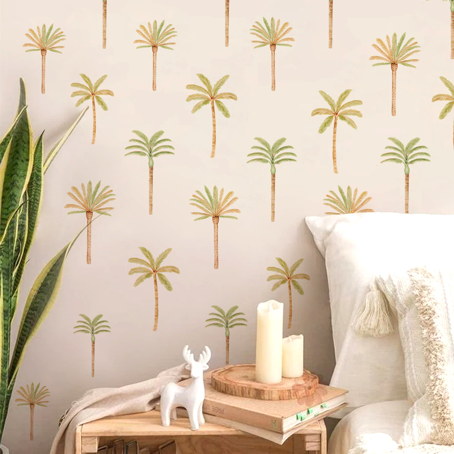 Boho Coconut Palm Tree Wall St - Baby Nursery Decor Boy ulasan dan harga