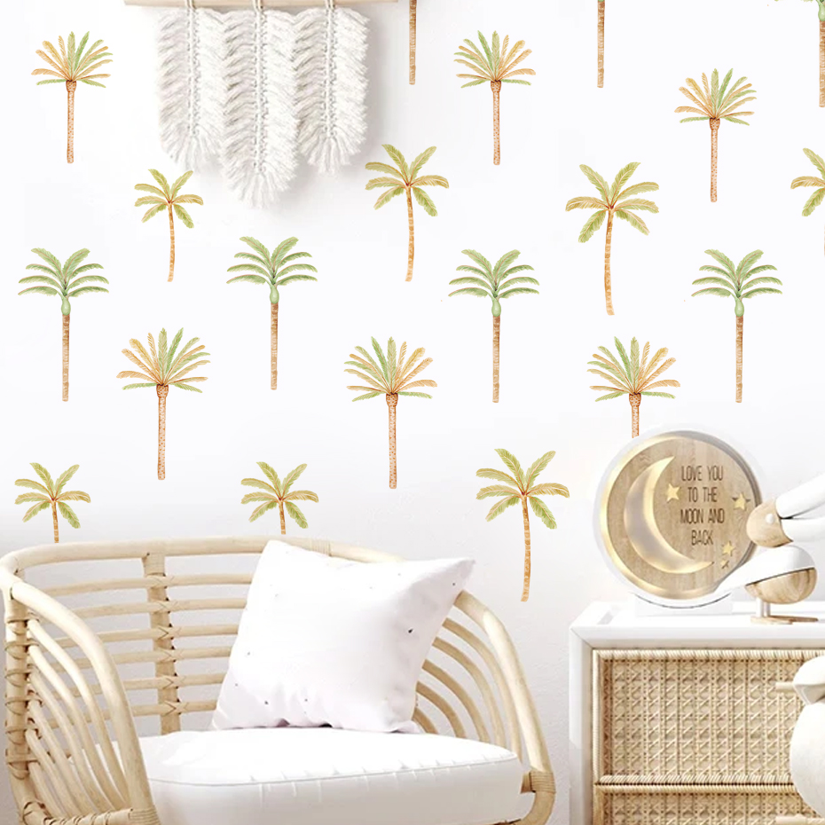Boho Coconut Palm Tree Wall St - Baby Nursery Decor Boy ulasan dan harga