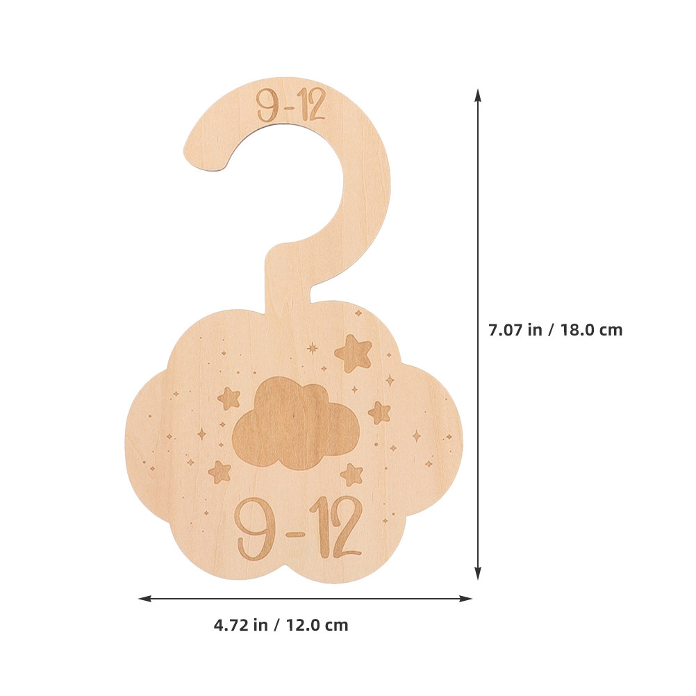 14Pcs Wooden Nursery Clothes D - Baby Nursery Wardrobe ulasan dan harga