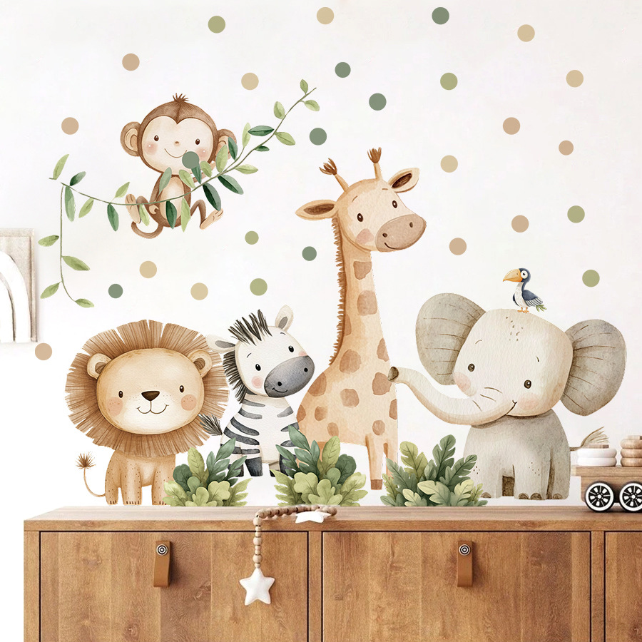 Boho Forest Animals Wall Stick - Baby Nursery Decor Boy ulasan dan harga
