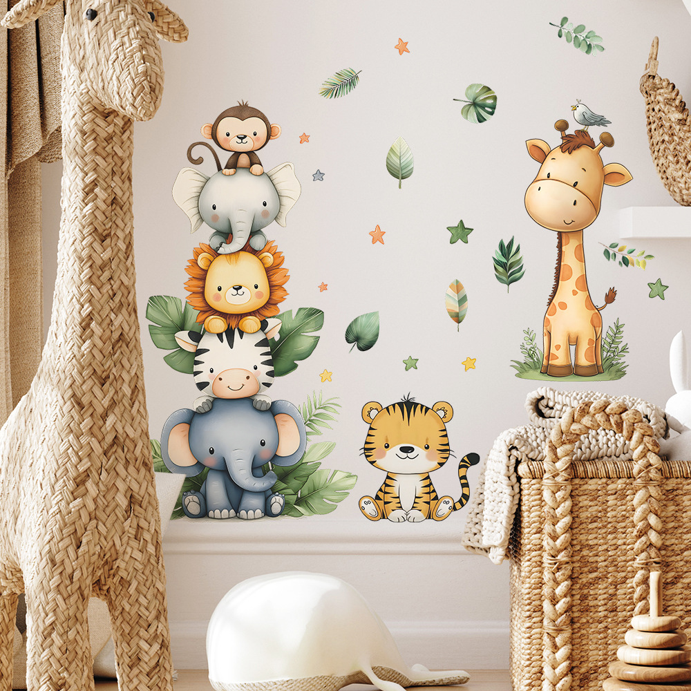 Boho Forest Animals Wall Stick - Baby Nursery Decor Boy ulasan dan harga