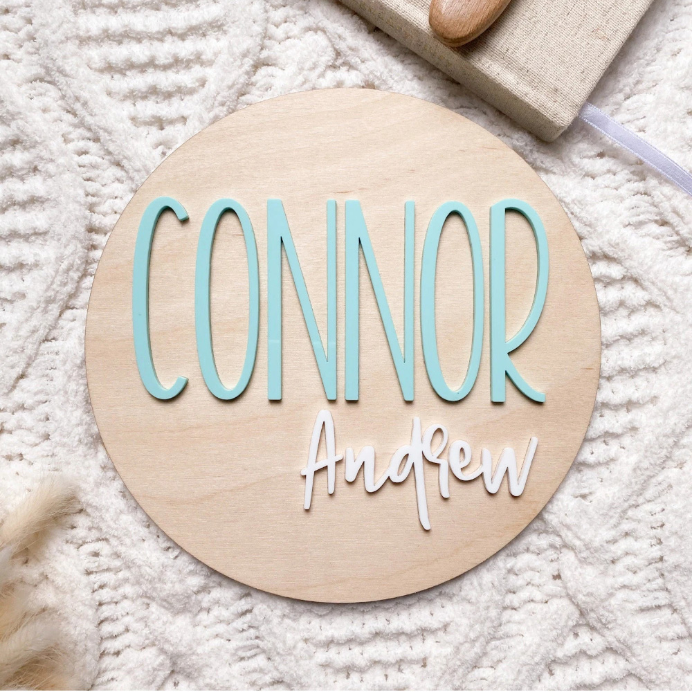 Personalised Birth Announcemen - Baby Nursery Baby ulasan dan harga