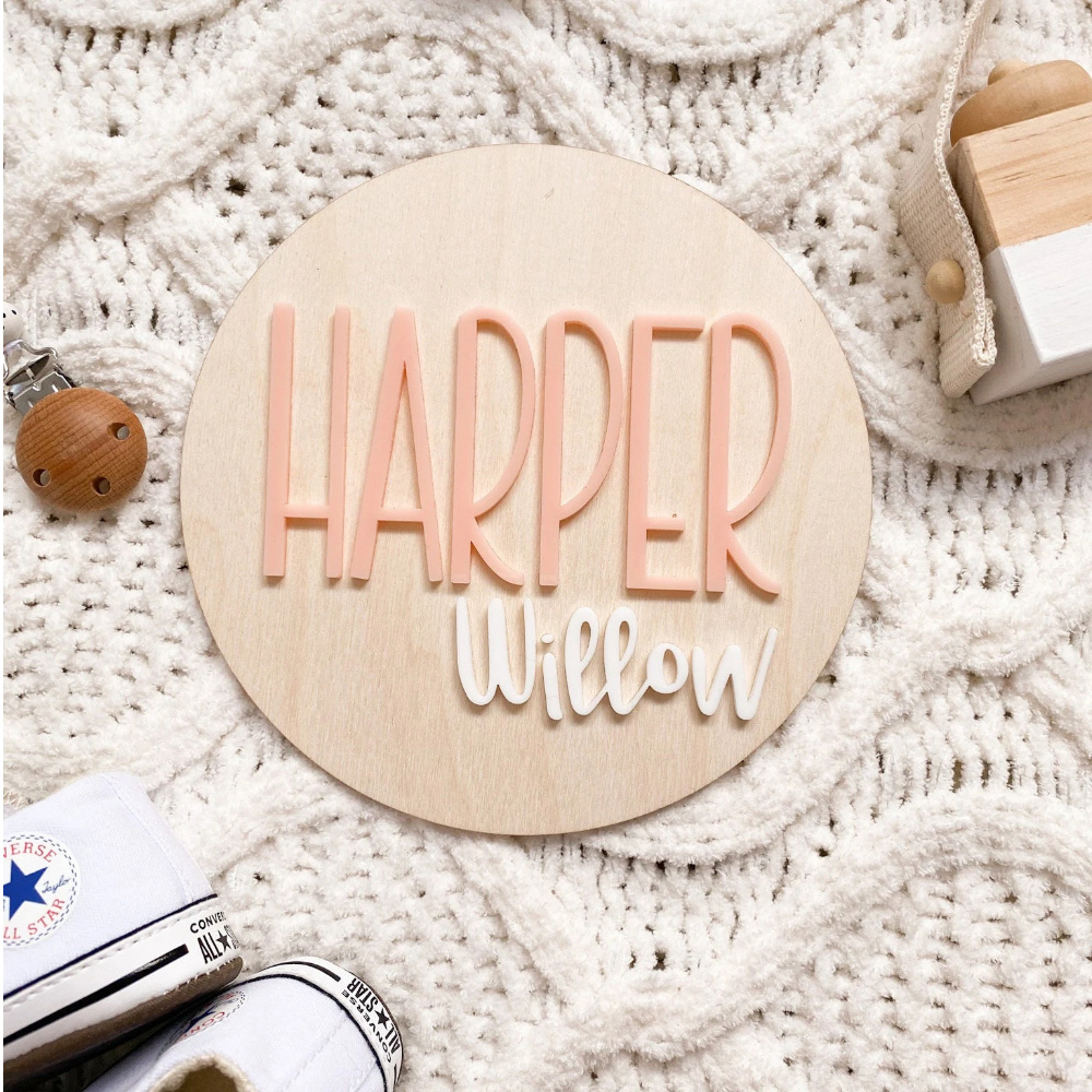 Personalised Birth Announcemen - Baby Nursery Baby ulasan dan harga
