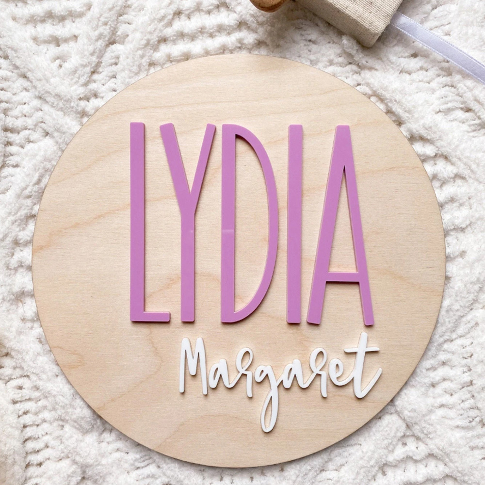 Personalised Birth Announcemen - Baby Nursery Baby ulasan dan harga