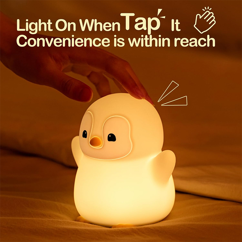 NEW Penguin Night Light Silico - Baby Nursery Table Lamp ulasan dan harga