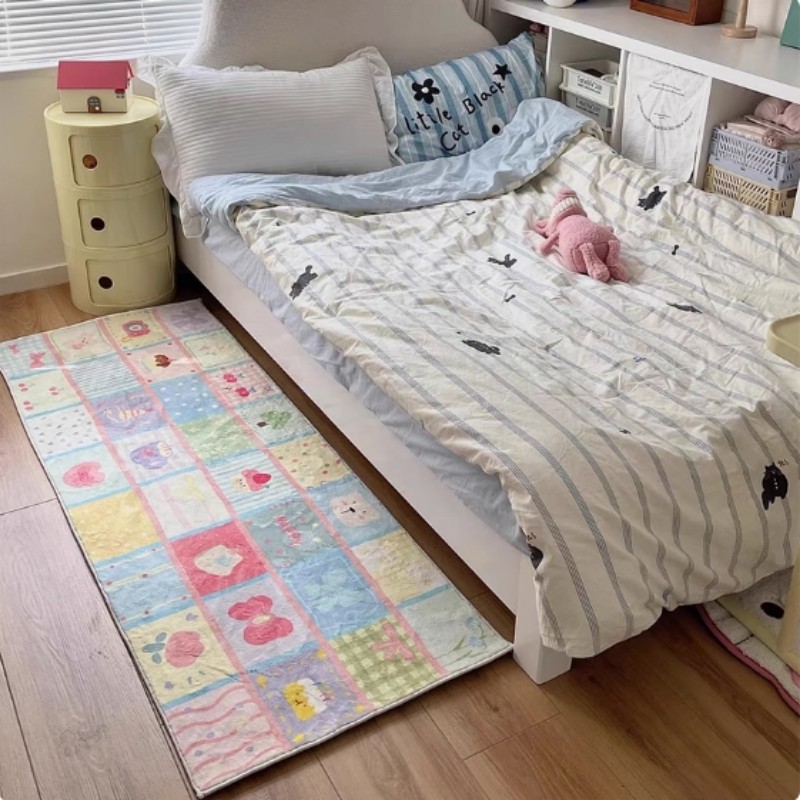 VIKAMA Outdoor Bedside Rug Car - Baby Nursery Rug ulasan dan harga