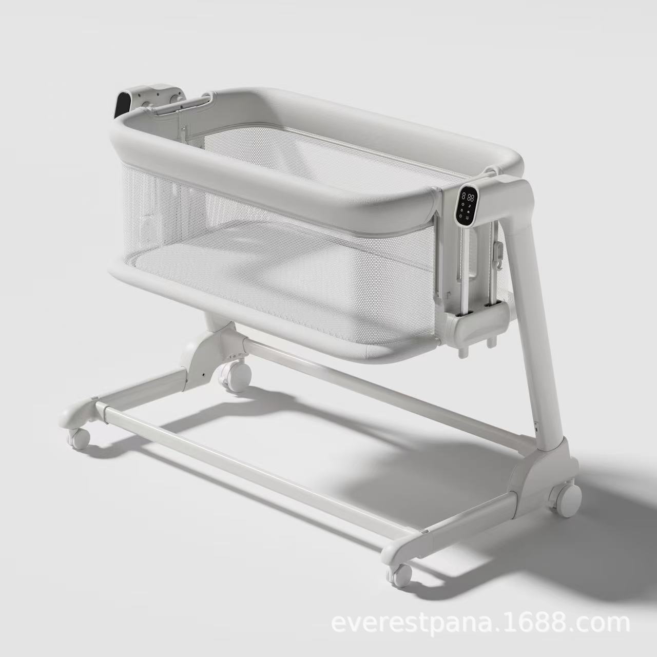 Electric Baby Crib Movable Mul - Baby Nursery With Queen Bed ulasan dan harga