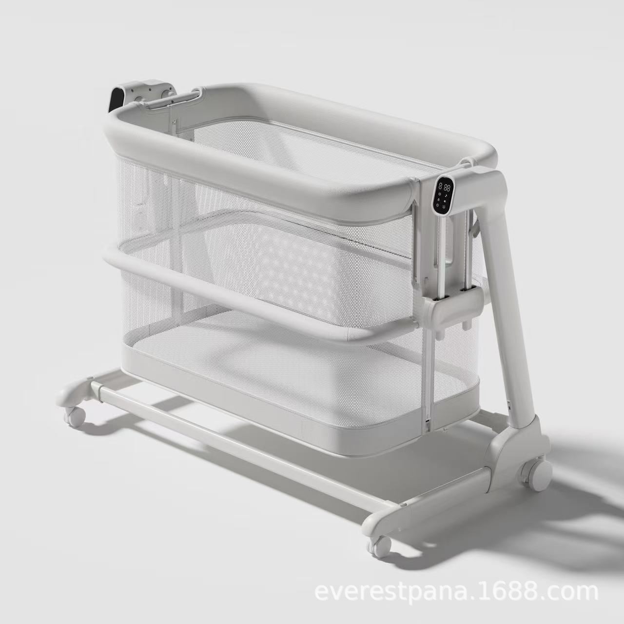 Electric Baby Crib Movable Mul - Baby Nursery With Queen Bed ulasan dan harga