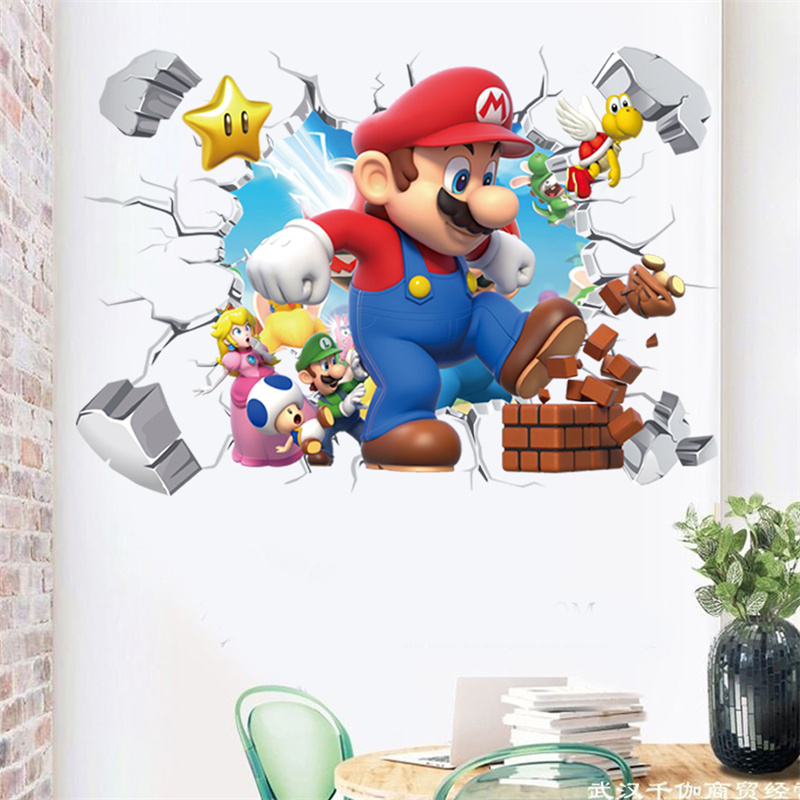 3D Cartoon Anime Game Characte - Baby Nursery Labels ulasan dan harga
