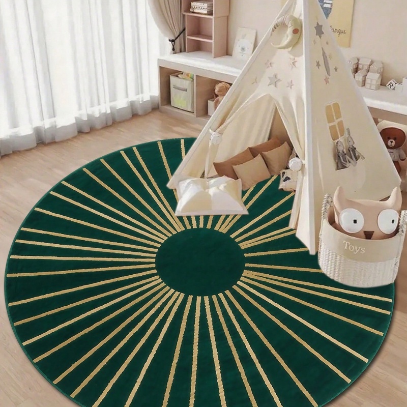 Minimalist Cartoon Lion Face K - Soft Rug Nursery ulasan dan harga