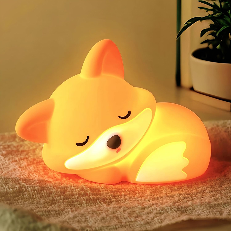 Cute Fox Animal Night Light Si - Baby Nursery Table Lamp ulasan dan harga