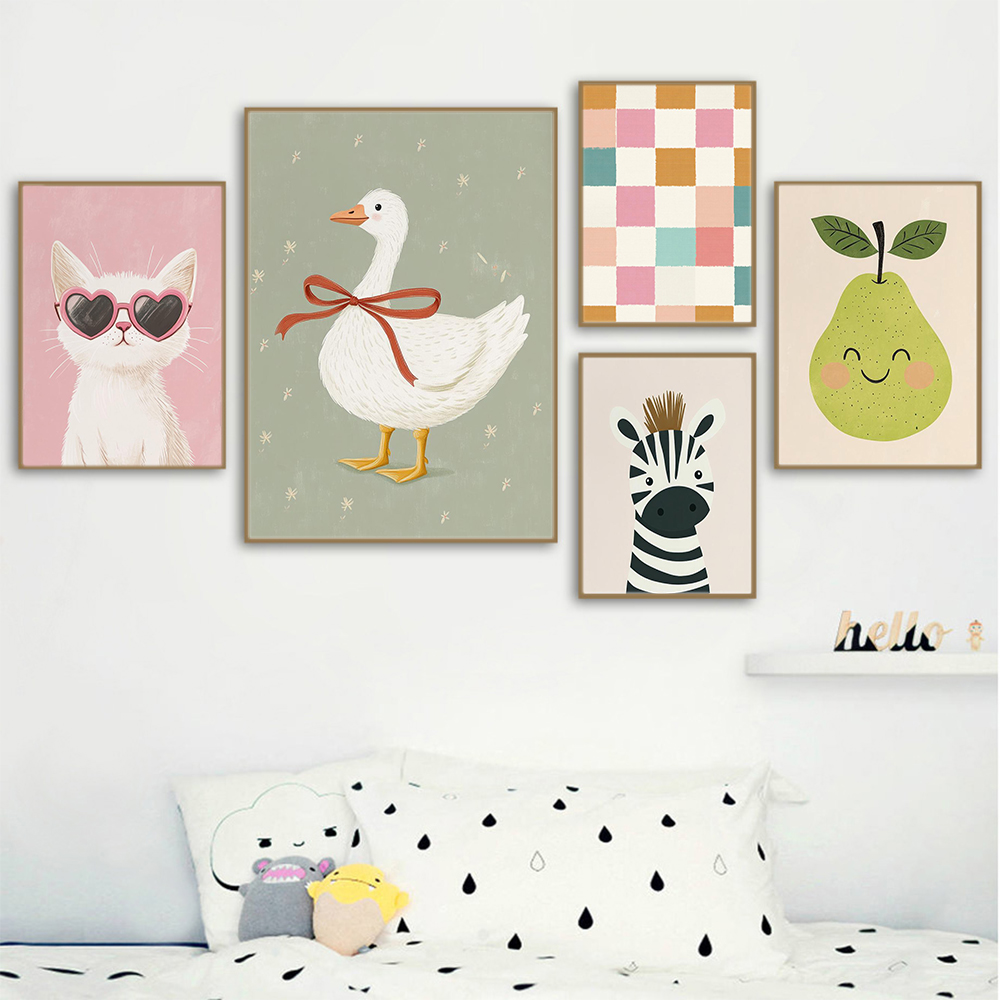 Room Prints Wall Art Baby Anim - Baby Nursery Giraffe ulasan dan harga