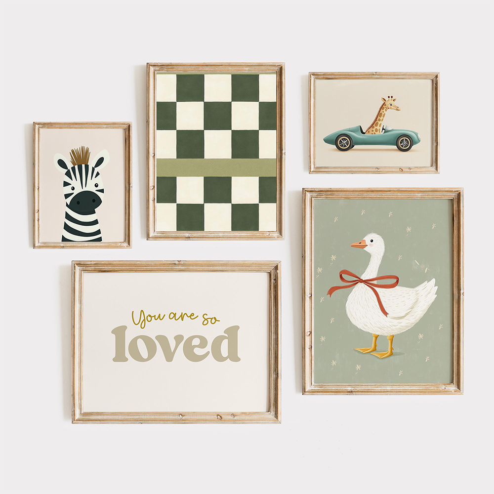 Room Prints Wall Art Baby Anim - Baby Nursery Giraffe ulasan dan harga