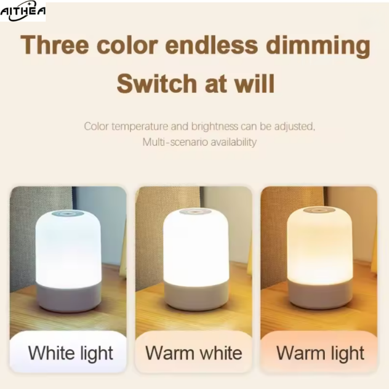 AITHEA 3 Color Led Night Light - Baby Nursery Table Lamp ulasan dan harga