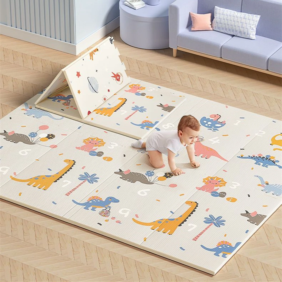 Non-Toxic Educational Foldable - Soft Rug Nursery ulasan dan harga