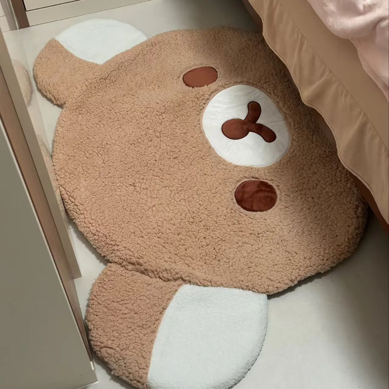 Cartoon Rilakkumas Plush Rug K - Baby Nursery Rug ulasan dan harga