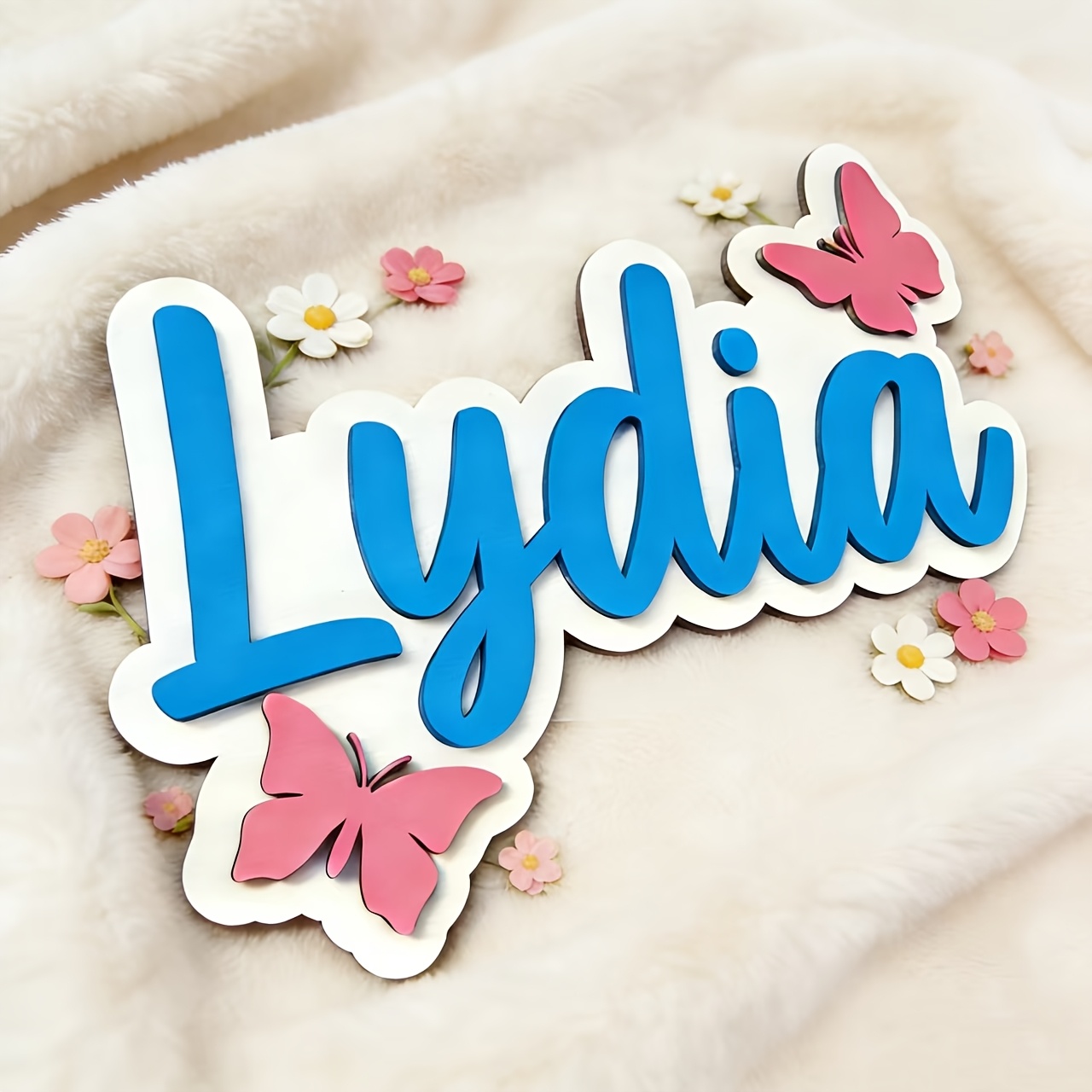 Personalized Blue & Pink Butte - Baby Nursery Baby ulasan dan harga