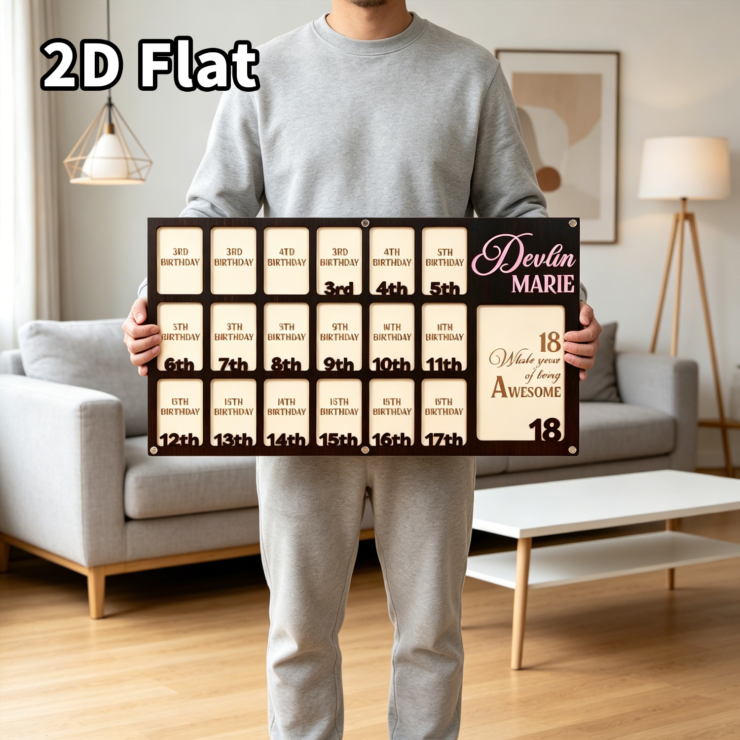 1Pc Custom Grade Photo Frame W - Baby Nursery Baby ulasan dan harga