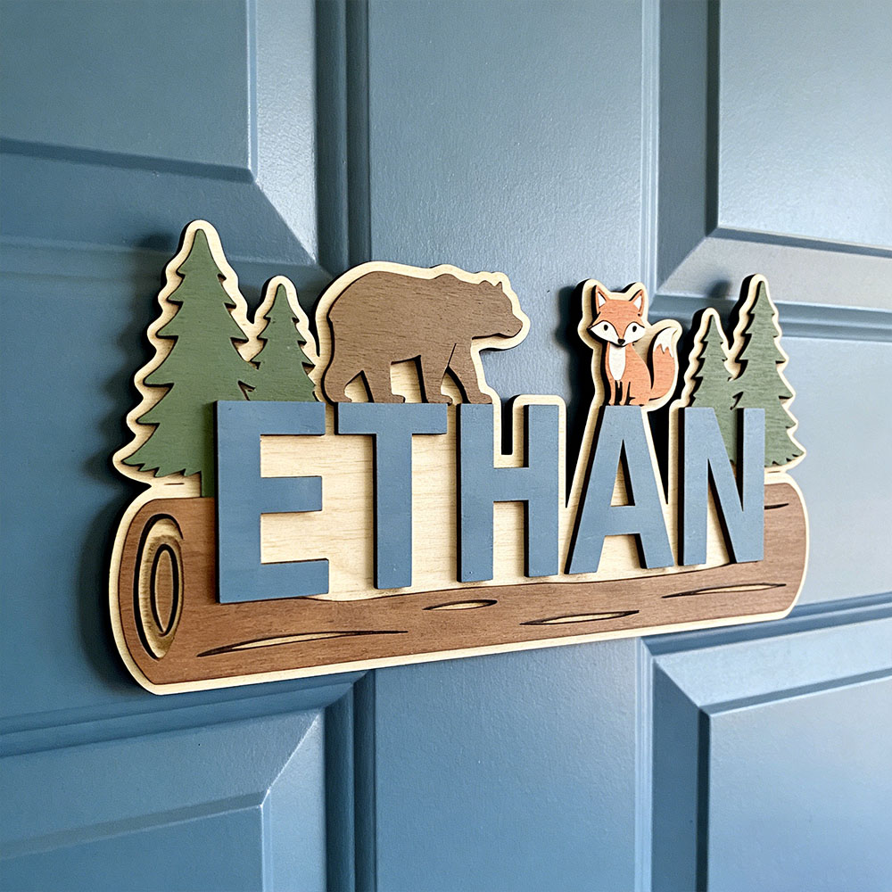 Woodland Forest Animal Persona - Baby Nursery Baby ulasan dan harga