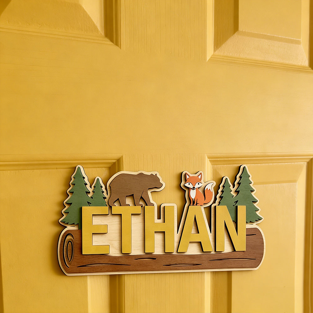 Woodland Forest Animal Persona - Baby Nursery Baby ulasan dan harga