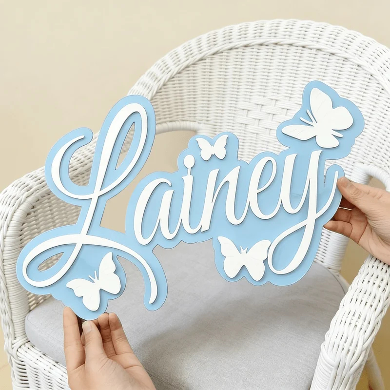 Personalized Baby Name Plaque, - Baby Nursery Baby ulasan dan harga