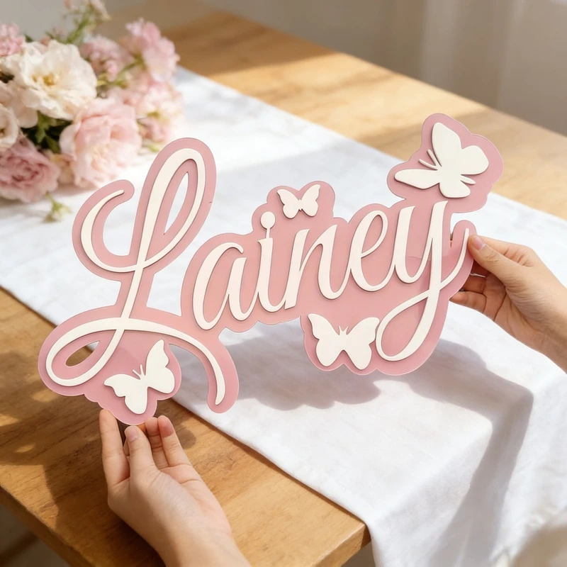 Personalized Baby Name Plaque, - Baby Nursery Baby ulasan dan harga