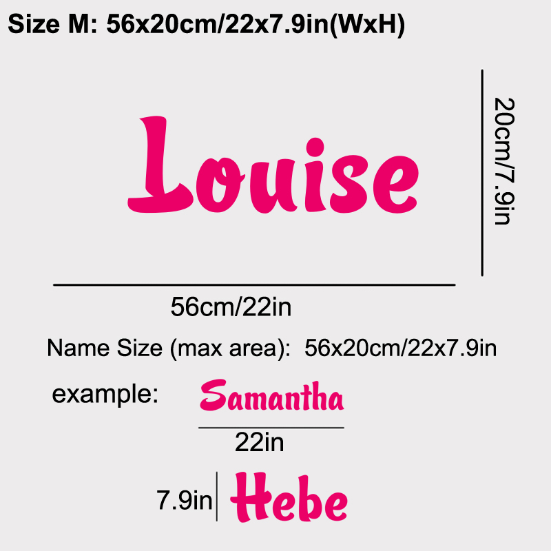 Personalized Name Vinyl Decal  - Baby Nursery Labels ulasan dan harga
