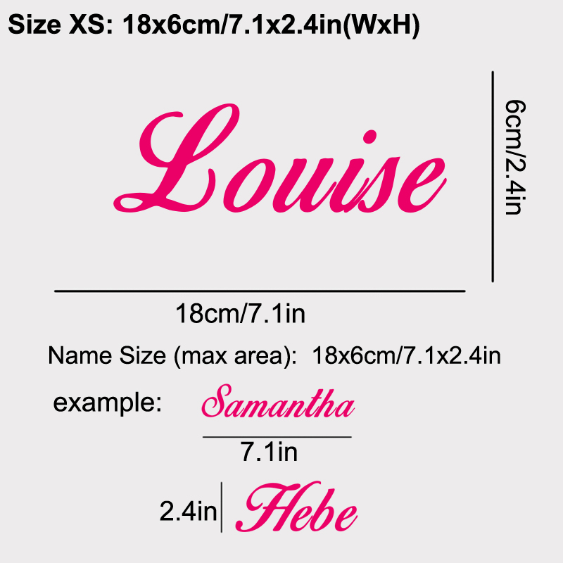 YOUR TEXT Vinyl Decal Sticker  - Baby Nursery Labels ulasan dan harga