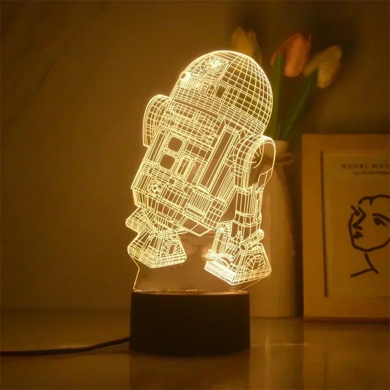 Cartoon 3D Anime Lamp Yoda Bab - Baby Yoda Nursery ulasan dan harga