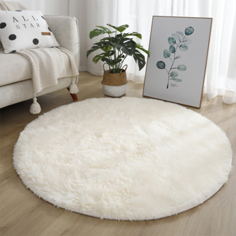 Super Soft Fluffy Round Rug Pl - Soft Rug Nursery ulasan dan harga
