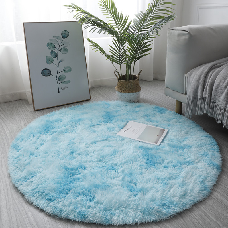 Super Soft Fluffy Round Rug Pl - Soft Rug Nursery ulasan dan harga