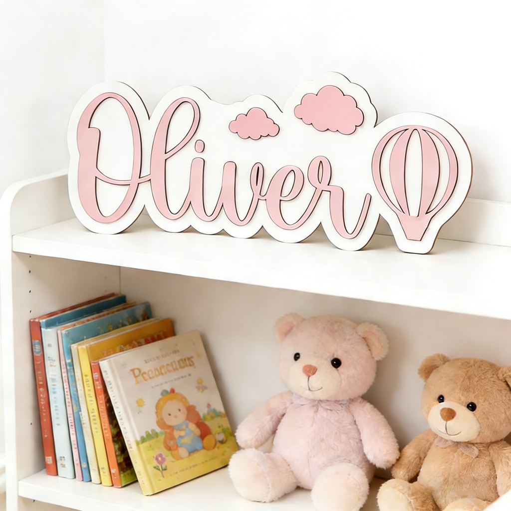Personalized Custom Wooden Nam - Baby Nursery Decor Boy ulasan dan harga