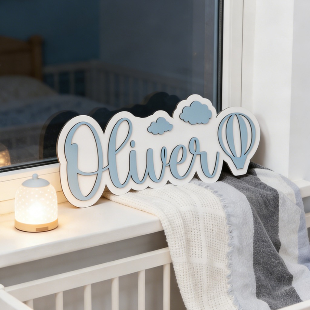 Personalized Custom Wooden Nam - Baby Nursery Decor Boy ulasan dan harga