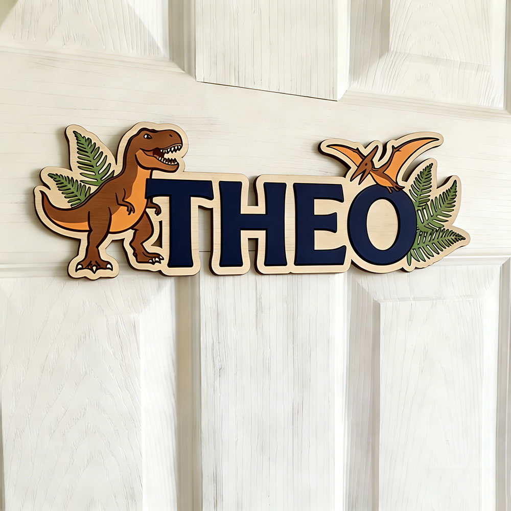 Personalized Dinosaur Name Sig - Baby Nursery Baby ulasan dan harga
