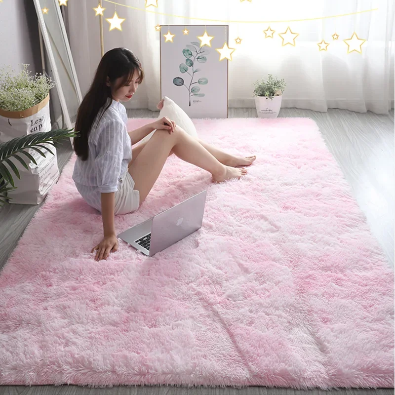 Pink Kids Carpet For Girls Bed - Soft Rug Nursery ulasan dan harga