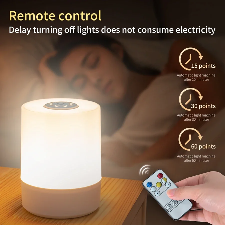 Rechargeable Led Night Light w - Baby Nursery Table Lamp ulasan dan harga