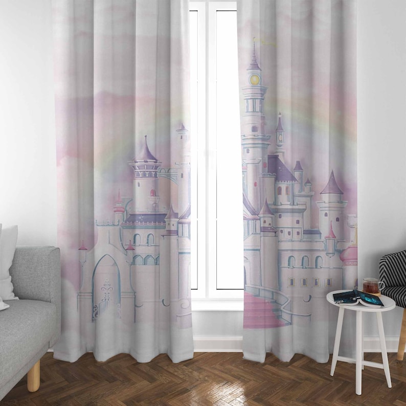 Princess Castle Nursery Curtai - Baby Nursery Curtains ulasan dan harga