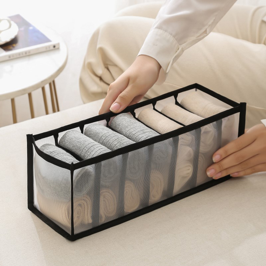 House Storage Box Nylon Mesh B - Baby Nursery Wardrobe ulasan dan harga