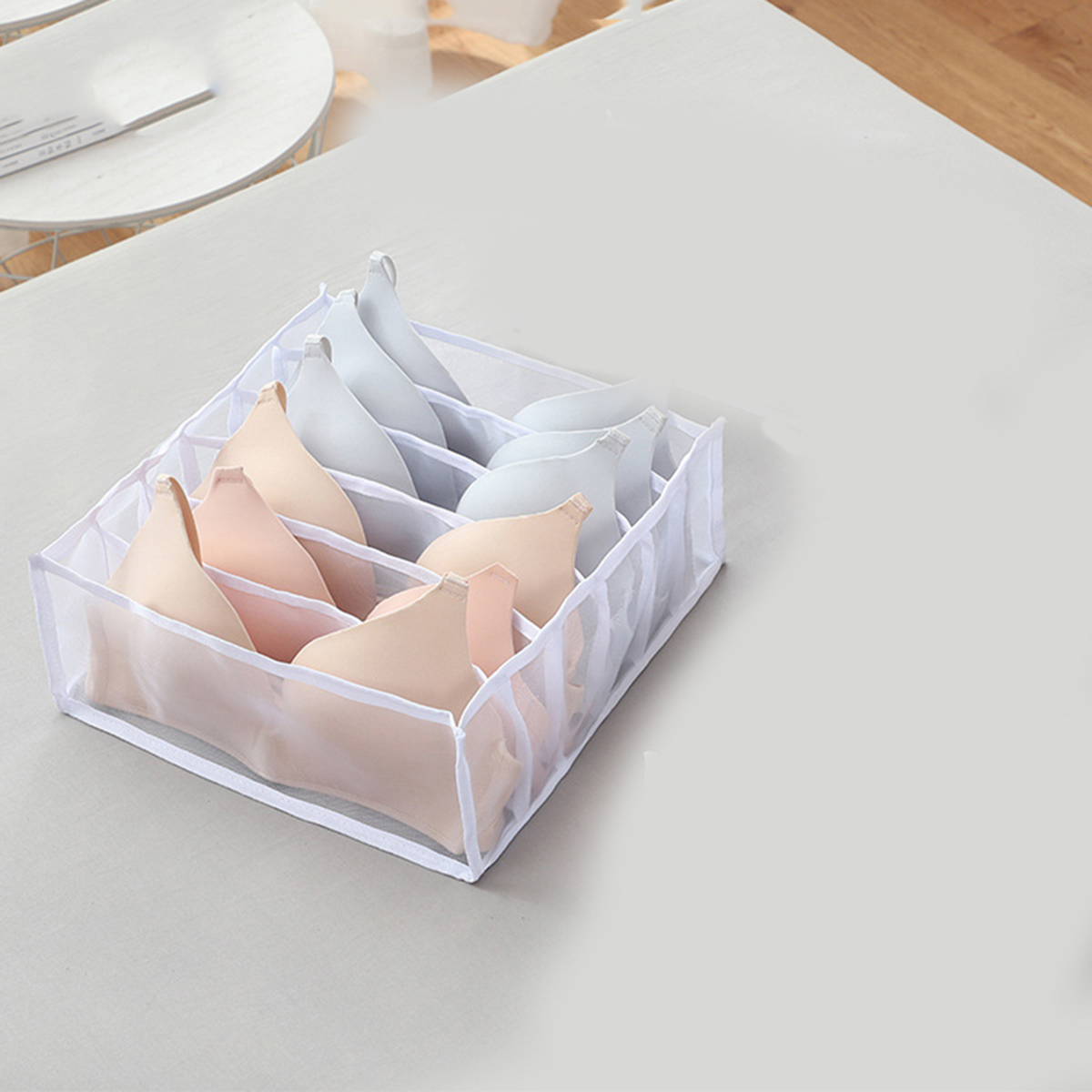 House Storage Box Nylon Mesh B - Baby Nursery Wardrobe ulasan dan harga