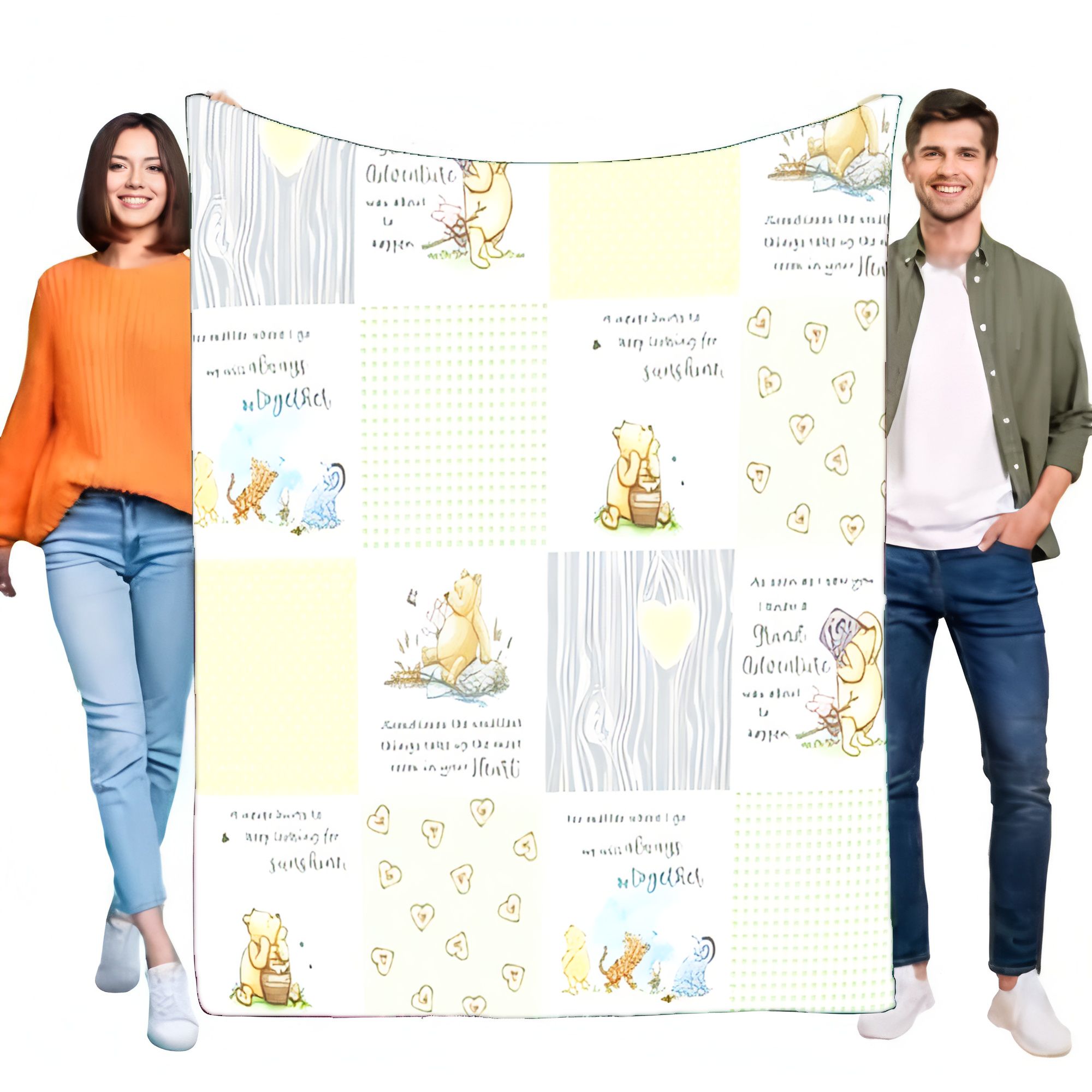 Winnie the Pooh Colorful Patch - Baby Nursery Winnie The Pooh ulasan dan harga