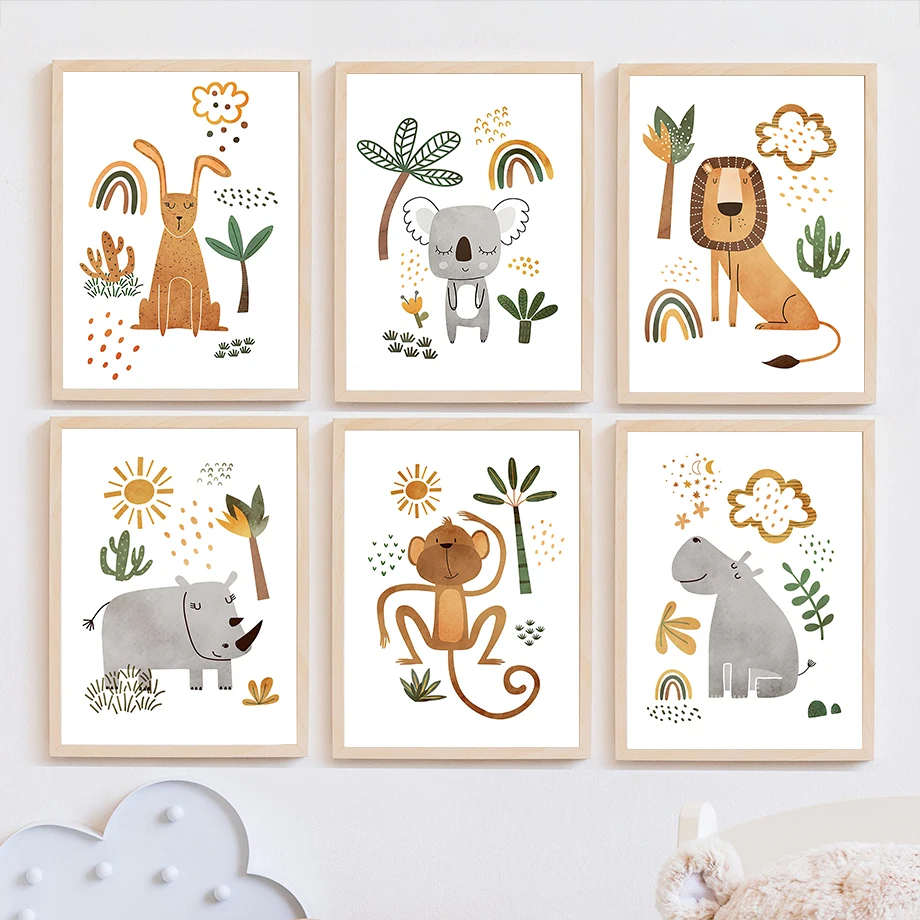 Giraffe Elephant Tiger Zebra T - Baby Nursery Giraffe ulasan dan harga