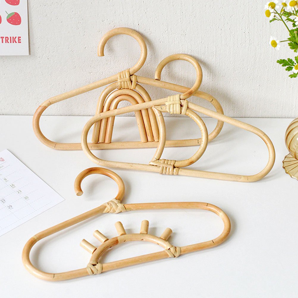 Rattan Baby Clothes Hanger Lig - Baby Nursery Wardrobe ulasan dan harga