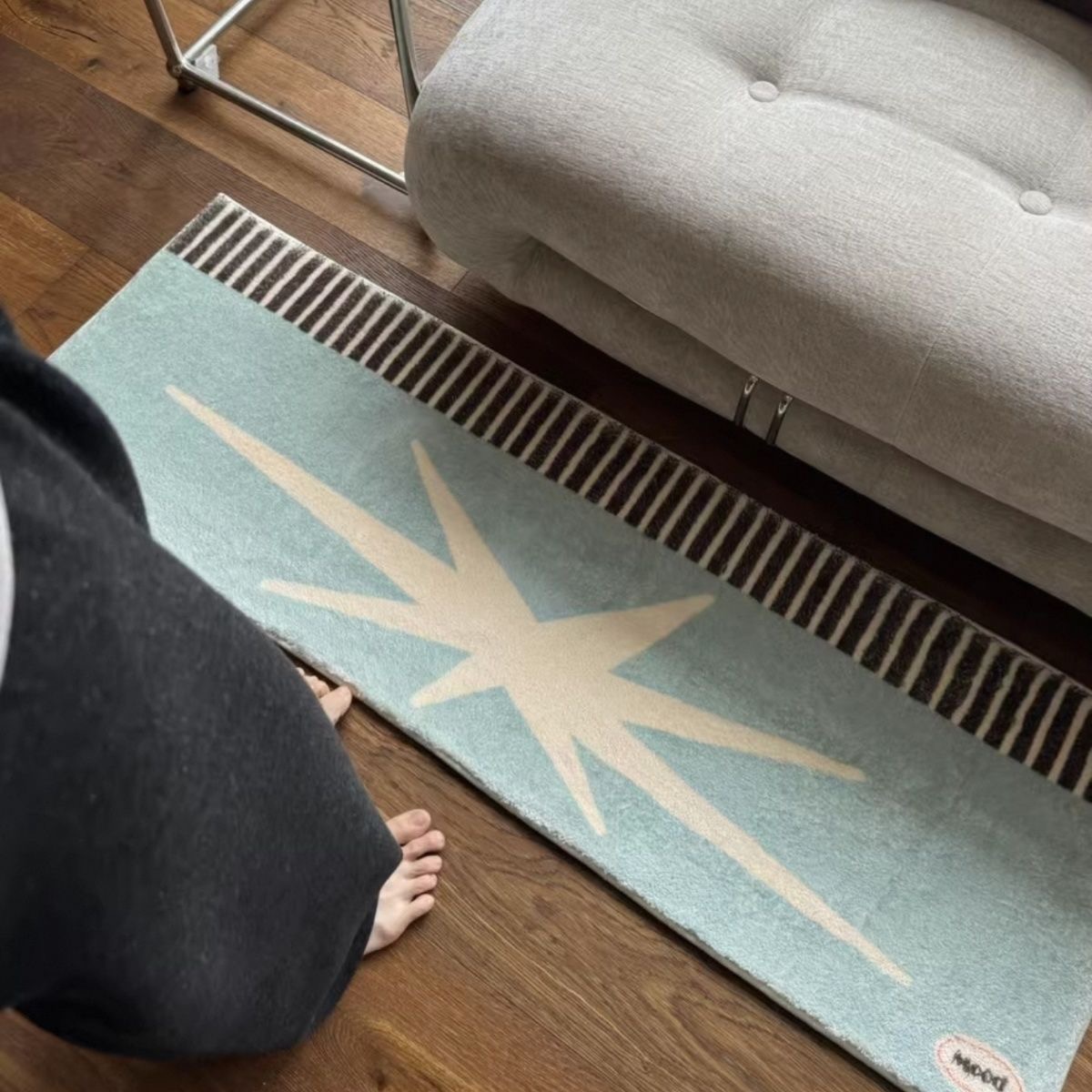 VIKAMA Retro Style Long Rugs L - Baby Nursery Rug ulasan dan harga
