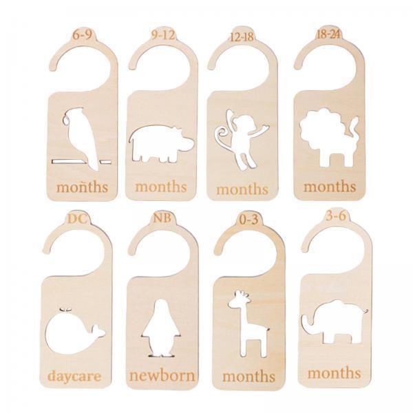 4x 8x Wooden Baby Closet Divid - Baby Nursery Wardrobe ulasan dan harga
