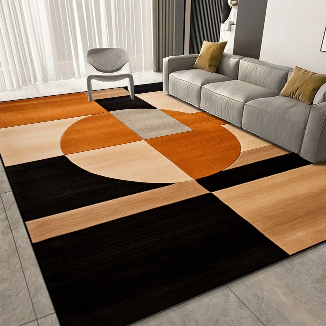 Large Geometric Carpets for Li - Baby Nursery Rug ulasan dan harga