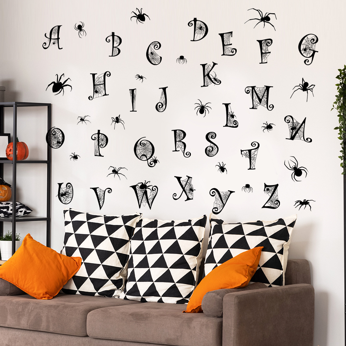 Cartoon Halloween Spider Web C - Baby Nursery Web Spider ulasan dan harga